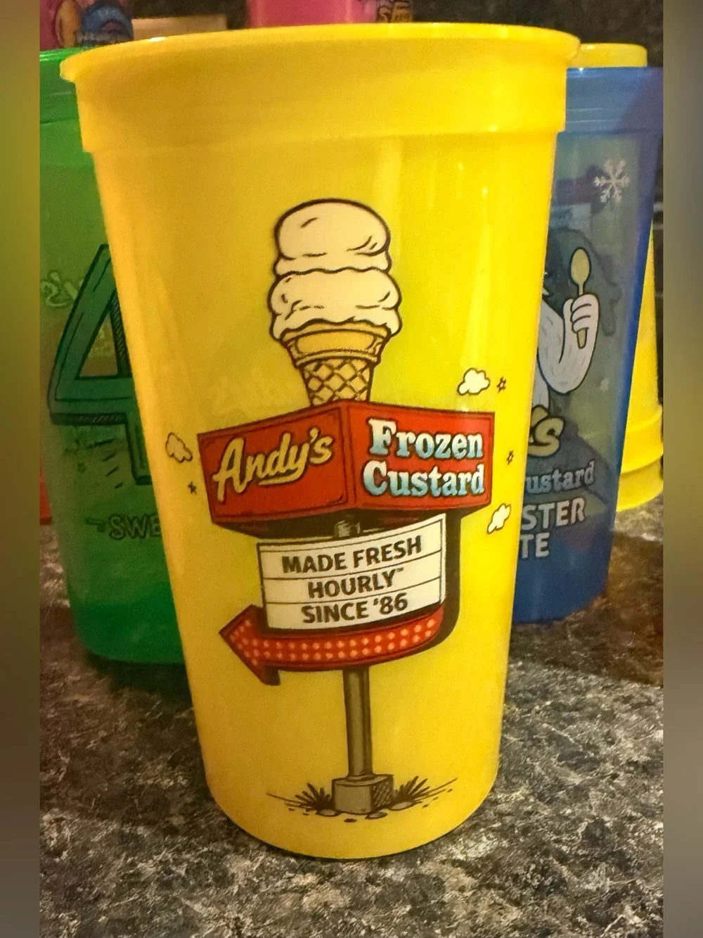 Andy’s Frozen Custard Limited Edition Cups